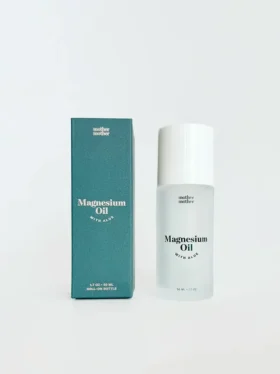 Aceite de magnesio y roll-on de aloe de Mother Mother