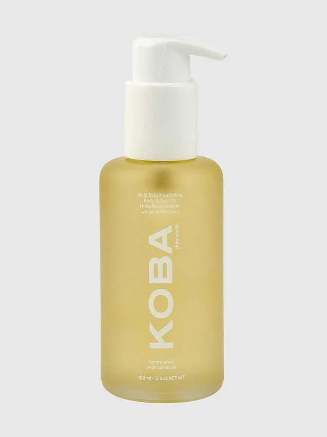 Aceite nutritivo para cuerpo y cabello Koba Gold Drip