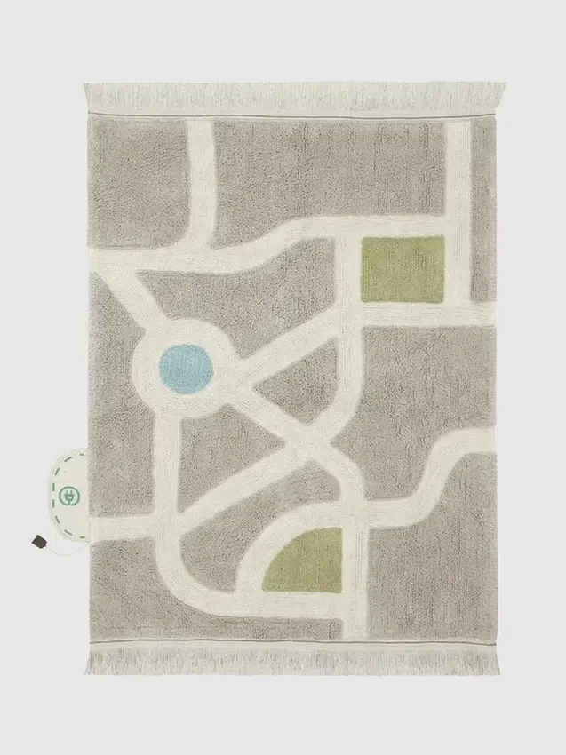 Alfombra de juego mediana lavable Ecocity de Lorena Canals