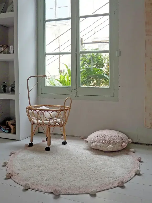 Alfombra lavable Bubbly Vintage Nude de Lorena Canals