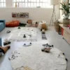 Alfombra lavable mediana «Wheels» de Lorena Canals