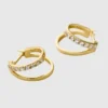 Ana Luisa Toda: Mini aretes de aro doble