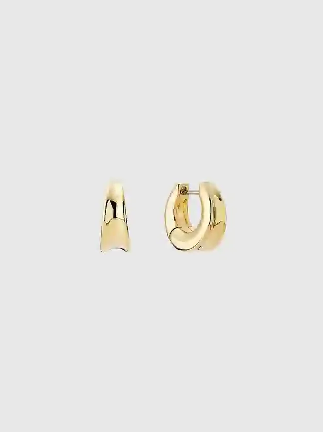 Aretes de aro tipo «huggie» mini de Ana Luisa Wade