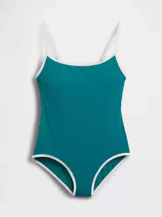 Bañador con cuello redondo