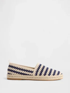 Bailarinas de espadrilla de croché