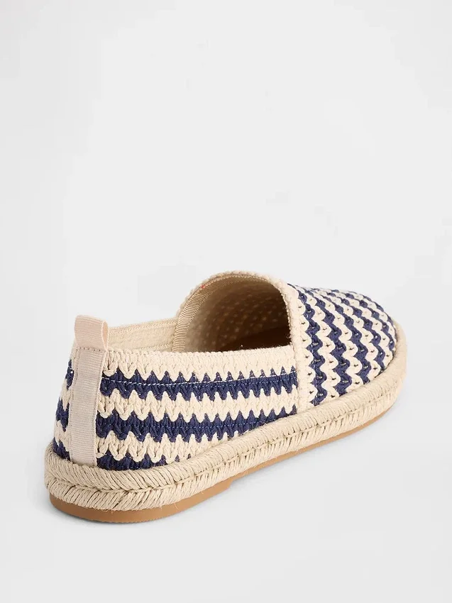 Bailarinas de espadrilla de croché