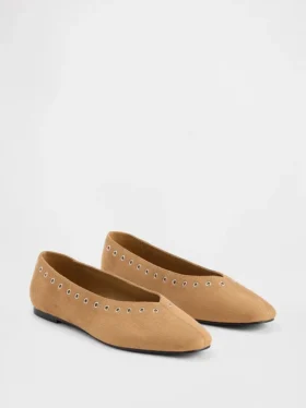 Bailarinas de gamuza vegana