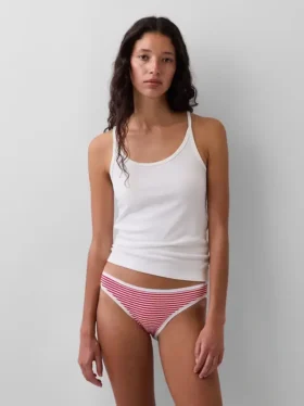 Bikini de algodón orgánico elástico