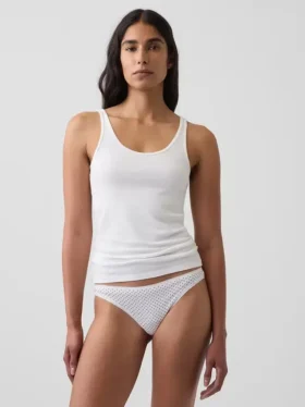 Bikini de algodón orgánico elástico súper suave