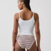 Bikini de algodón orgánico elástico súper suave