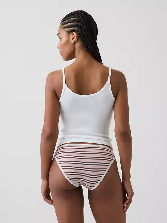 Bikini de algodón orgánico elástico súper suave
