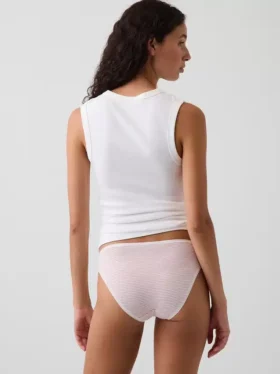 Bikini de algodón orgánico elástico súper suave