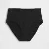 Bikini de cintura alta de algodón orgánico elástico