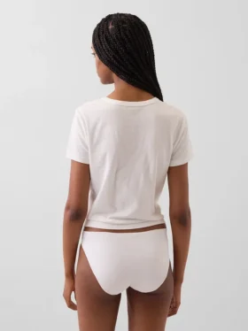 Bikini invisible de algodón orgánico elástico