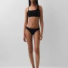 Bikini invisible de algodón orgánico elástico
