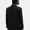 Blazer oversize de tejido elástico en dos direcciones
