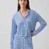 Blusa corta de pijama de modal súper suave