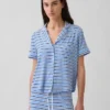 Blusa de pijama de modal ultra suave para la parte de arriba