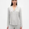 Blusa de pijama de modal ultra suave para la parte de arriba