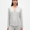 Blusa de pijama de modal ultra suave para la parte de arriba
