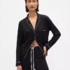 Blusa de pijama de modal ultra suave para la parte de arriba