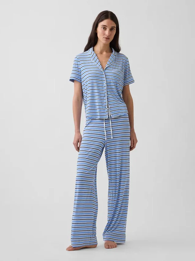 Blusa de pijama de modal ultra suave para la parte de arriba