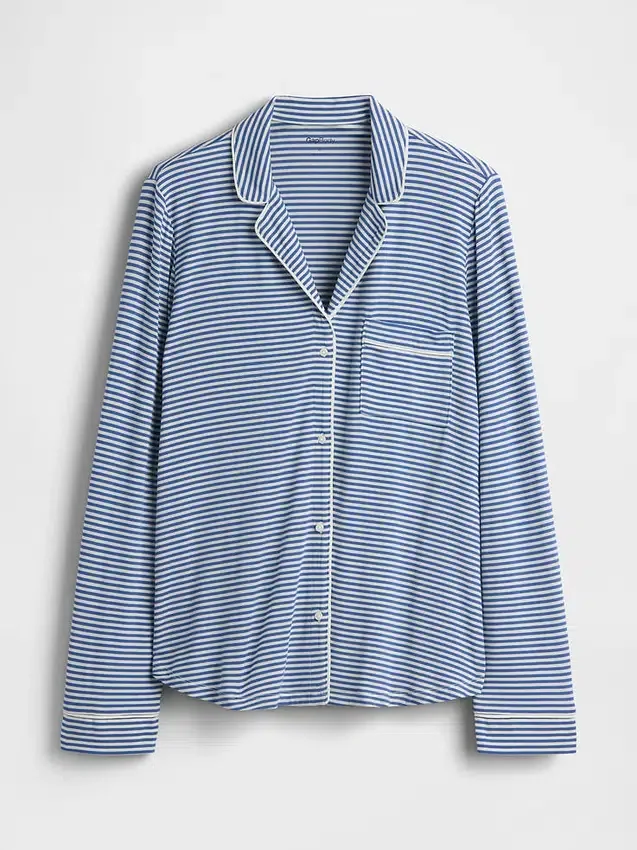 Blusa de pijama de modal ultra suave para la parte de arriba