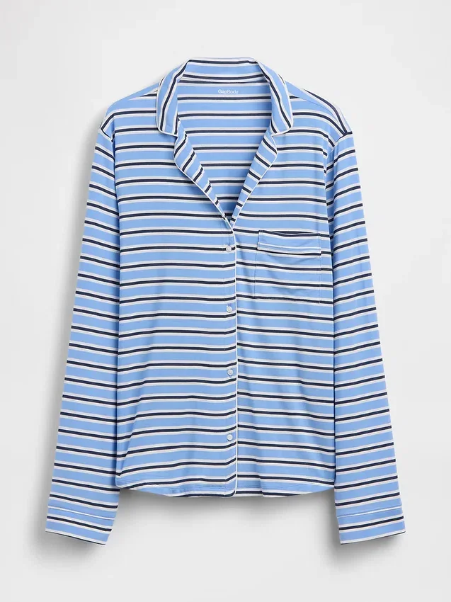 Blusa de pijama de modal ultra suave para la parte de arriba