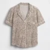 Blusa de pijama de modal ultra suave para la parte de arriba