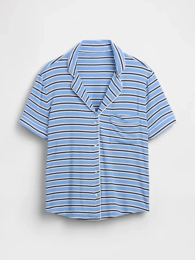 Blusa de pijama de modal ultra suave para la parte de arriba