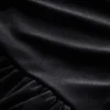 Blusa de terciopelo con peplum para niños