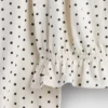 Blusa infantil con peplum arrugado