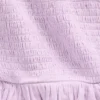 Blusa infantil de gasa de algodón con peplum fruncido