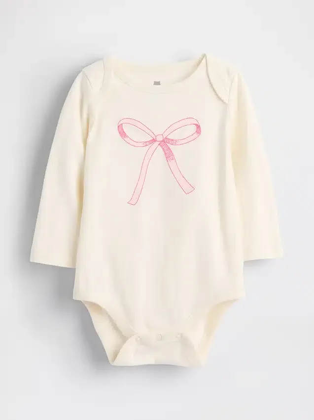 Body con diseño gráfico de algodón orgánico «Baby First Favorites»