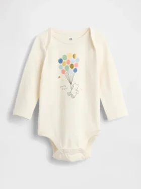 Body con diseño gráfico de algodón orgánico «Baby First Favorites»