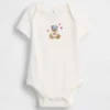 Body con diseño gráfico de algodón orgánico «Baby First Favorites»