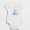 Body con diseño gráfico de algodón orgánico «Baby First Favorites»