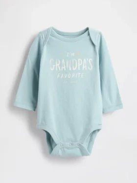 Body con diseño gráfico de algodón orgánico «Baby First Favorites»