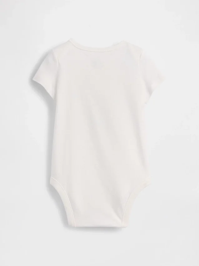 Body con diseño gráfico de algodón orgánico «Baby First Favorites»