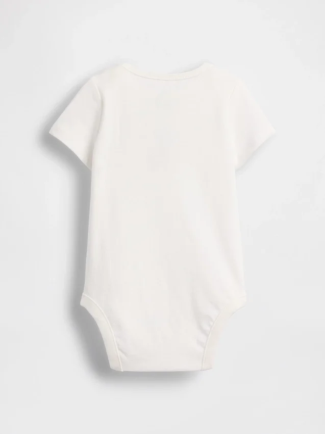 Body con diseño gráfico de algodón orgánico «Baby First Favorites»