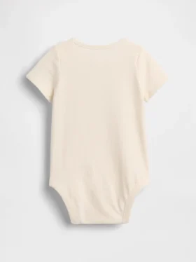 Body con diseño gráfico de algodón orgánico «Baby First Favorites»