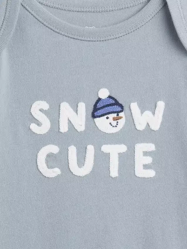 Body con diseño gráfico de algodón orgánico «Baby First Favorites»