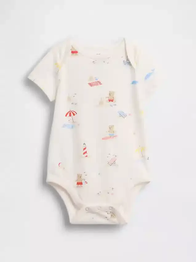 Body de algodón orgánico «Baby First Favorites»