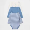 Body de algodón orgánico «Baby First Favorites» (paquete de 3)