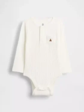 Body de canalé fino «Baby First Favorites»