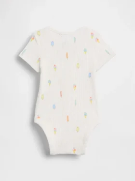 Body de canalé fino «Baby First Favorites»
