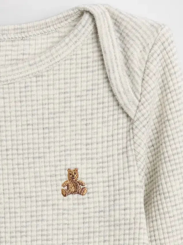 Body de canalé fino «Baby First Favorites»