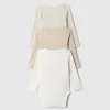 Body de canalé fino «Baby First Favorites» (paquete de 3)