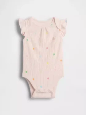 Body de lunares con costuras finas de la colección «Baby First Favorites»