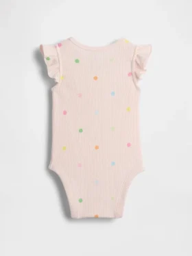 Body de lunares con costuras finas de la colección «Baby First Favorites»